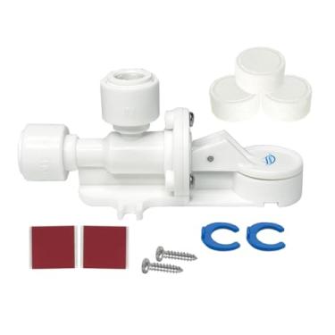 Imagem de Detector de vazamento de válvula de desligamento automático de água de 0,9 cm, válvula de parada de vazamento, proteção de água para osmose reversa ou sistema de filtro de água sob a pia - Dispositivo