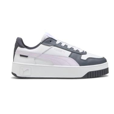 Imagem de PUMA Tênis feminino Carina Street com cadarço casual - branco, Branco, 11