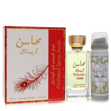 Imagem de Kit Presente Feminino Lattafa Mahasin Crystal EDP With 50 Ml Desodorante Em 100