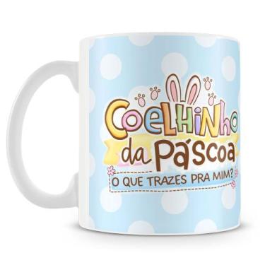 Imagem de Caneca Personalizada de Páscoa - Modelo 13 - Cerâmica 325ml - Amo Cane