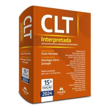 Imagem de Clt Interpretada - 15Ed/24 - Artigo Por Artigo, Parágrafo Por Parágraf