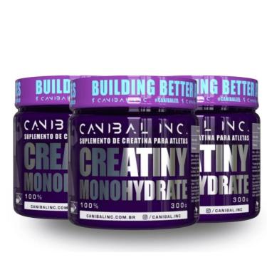 Imagem de Combo 3x Creatina Canibal Inc 900g-Unissex