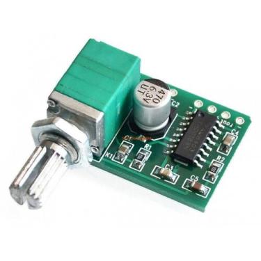 Imagem de Módulo Amplificador Digital com Potenciômetro - PAM8403 - 2.5V a 5.5V,