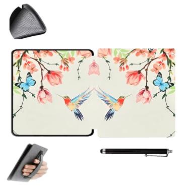 Imagem de GUKSRASO Capa para Kindle Oasis 10ª/9ª Geração 2019/2017 (Modelo: CW24WI/S8IN4O) - Adequado Apenas para 7 Polegadas, Capa Protetora Fina e leve de TPU com Alça de Mão e Caneta