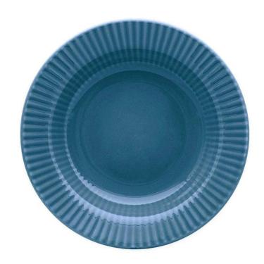 Imagem de Jogo De 6 Pratos Fundos 21,5 Cm Canelé Azul