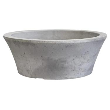 Imagem de Vaso Bacia Polietileno 55 Harmony Japi Cimento Queimado