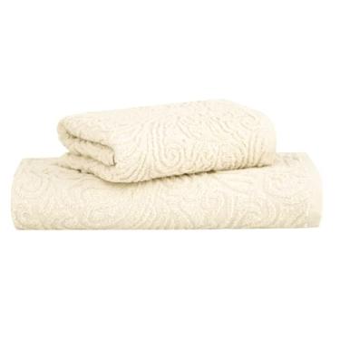 Imagem de Buddemeyer, Kit Jogo de Toalhas Buddemeyer 2 Peças Banho e Rosto Liz 100% Algodão Extra Soft Cor:Bege 1771