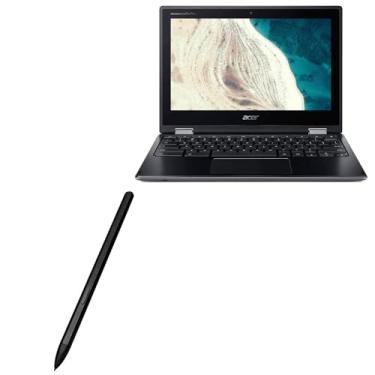 Imagem de BoxWave Caneta Stylus compatível com Acer Chromebook Spin 511 (R752T) - ActiveJot EMR Stylus, Active Electronic EMR Palm Rejection 4.096 níveis - Preto