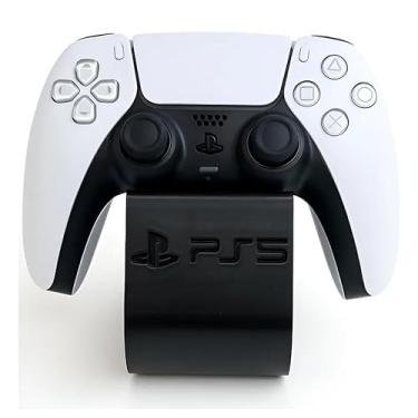 Imagem de Suporte Organizador para Controle PS5 - Base de Mesa com Carregador | Acessório Gamer para 1 Controles | Compatível com DualSense - Design Moderno