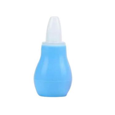 Imagem de Aspirador Nasal Para Bebês Silicone Azul