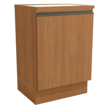 Imagem de Balcao Para Cooktop Com Tampo 60 Cm 1 Porta Maxxi G742 Canela Kappesbe