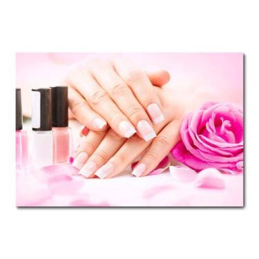 Imagem de Placa Decorativa - Unhas - Salão de Beleza - 1197plmk - Allodi