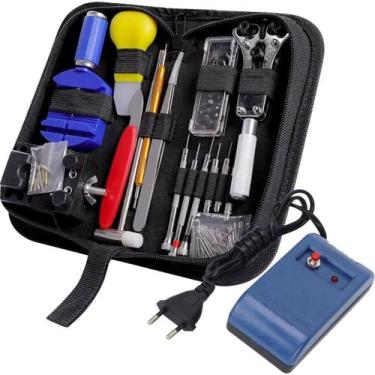 Imagem de Kit ferramentas 147 pçs relojoeiro completo + desmagnetizador - SWG