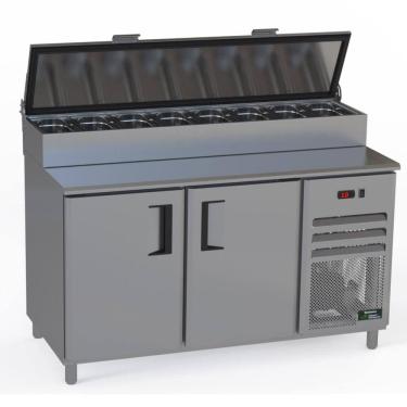 Imagem de Balcão Condimentador Sobreposto Refrigerado Venâncio 150cm Linha Prime Exterior Inox Interior Aluzinco 127V PCFRHP15-39723