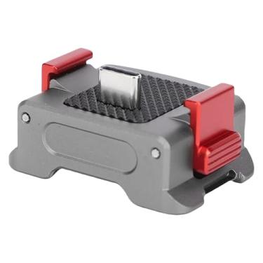 Imagem de Sanpyl Base de Adaptador de Carregamento Magnético Portátil para 3, Doca de Câmera Leve Em Liga de Alumínio Com Interfaces Tipo C, ótima para Fotografia de Viagens