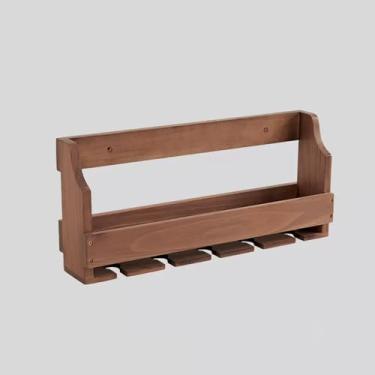 Imagem de Prateleira de garrafa de vinho para sala de jantar montada na parede, rack de armazenamento multifuncional moderno, suporte para garrafa de vinho, suporte de garrafa de vinho, suporte de garrafa de