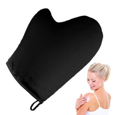 Imagem de Luva bronzeada - Luva de bronzeamento sem sol - Aplicador reutilizável lavável na máquina com polegar ferramenta ultra macia para mulheres e homens, loções, mousse, rosto e corpo