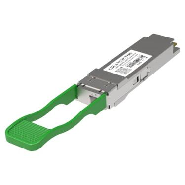 Imagem de Transceptor de fibra óptica 100G QSFP28 BIDI, Transceptor LC Simplex 30KM, TX1304/RX1309nm, EML+APD, DDM, compatível com Cisco