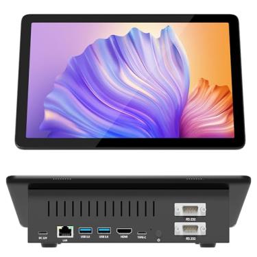 Imagem de Mini PC de 10,1 polegadas, N5095 8 GB de RAM/128 GB ROM Win 11 Pro Tablet Mini computador, Dual R232 HDMI compatível com tela 4K, WiFi5/BT5.2/USB3.0/Full-funcional Tipo-C (sem bateria)