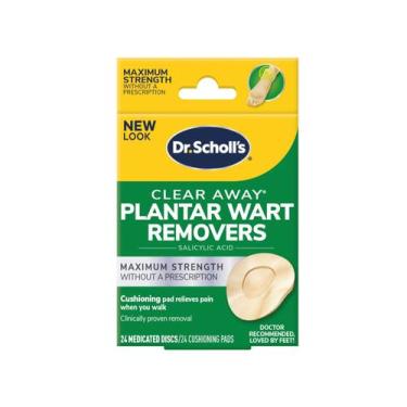 Imagem de Removedor de Verrugas Dr. Scholl's Clear Away Plantar 24 Discos