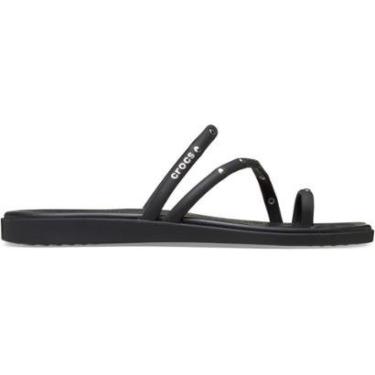 Imagem de Sandália Crocs Miami Studded Toe Loope Sandal Black-Feminino