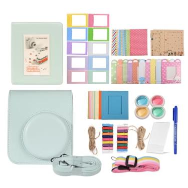 Imagem de Acouto Kit de Acessórios para Câmera Instantânea Mini 12, Pacote de Acessórios para Mini 12 Com Bolsa para Câmera, Alça, álbum, Adesivos, Clipes e Muito Mais (GREEN)