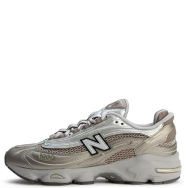 Imagem de New Balance M1000N 1000 Tênis masculino estilo de vida - Pedra árida/prata claro metálico/alpino escuro, Pedra árida/prata claro metálico/verde alpino escuro, 38