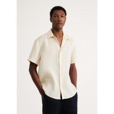 Imagem de Camisa Masculina Manga Curta Em Linho-Masculino