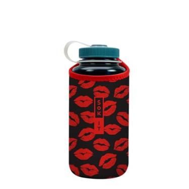 Imagem de Sok It BotlSok Capa de neoprene isolada para garrafa de água (XOXO, serve para 946 ml de Nalgene)