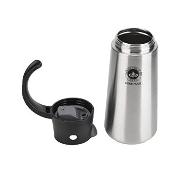 Imagem de aqxreight Recipiente de óleo de Aço Inoxidável Pote 750ML Auto Flip Oil Dispenser Garrafa Opaca e Antioxidante Pote de óleo para Cozinha Temperatura Preta Adequada para Bebês Crianças Pequenas de