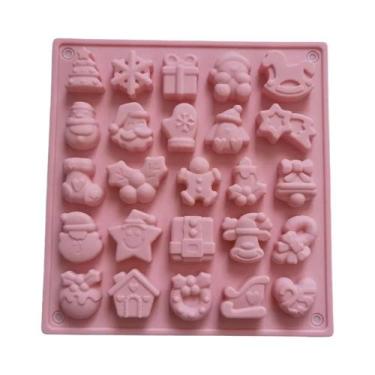 Imagem de Molde De Chocolate De Natal Com 25 Cavidades, Molde De Silicone Antiad