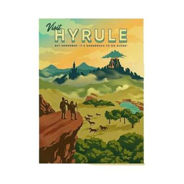 Imagem de Pôster De Tela De the Legend of Zelda, Arte Moderna Para Quarto, Sala 