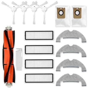 Imagem de Compatível com L10PLUS D10Plus Z10Pro Conjunto de Acessórios Consumíveis para Robô Aspirador Pincéis Principais Laterais Toalhas Limpeza Ferramentas A