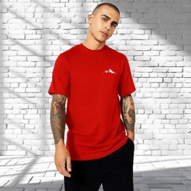 Imagem de Camiseta Unissex Minimalista Montanha Em Algodão Premium - MB Sport, V