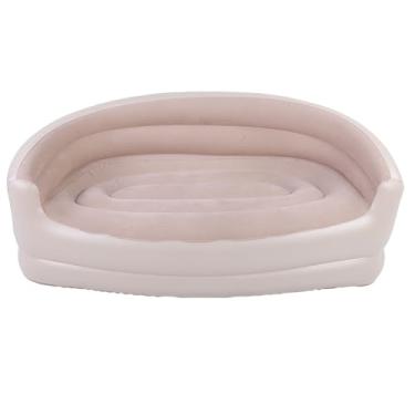 Imagem de AYNEFY Colchão de Ar Portátil Ao Ar Livre Sofá Inflável Duplo, Macio e Confortável Dobrável Portátil Auto Inflação Reunindo sofá Inflável Espreguiçadeira Colchões de para Acampamento Ao Livre Interno