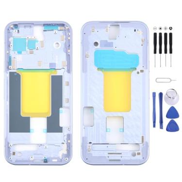 Imagem de Hiregolish Peças de reparo de reposição de placa de moldura LCD para celular para Google Pixel 9 Original Front Housing LCD Frame Bezel Plate, kits de reparo de montagem de substituição de tela (Roxo)