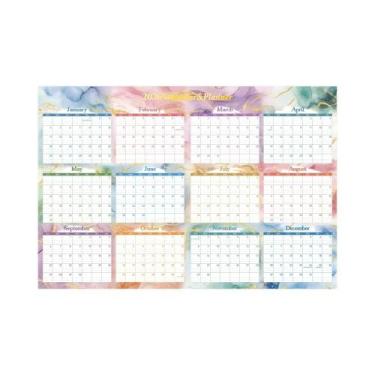 Imagem de Calendário De Parede Grande 2026, Planejador De 12 Meses, 365 Dias, Ad