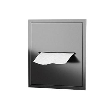 Imagem de Nicho de banheiro prateleiras embutidas de aço inoxidável duche, vaso sanitário, suporte de lenços de banheiro, sem necessidade de nicho de parede de azulejo, adequado para banheiros públicos (cor