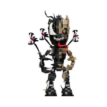 Imagem de Blocos De Montar Do Super-Herói Marvel: Groot Venomizado Dançante, Fig