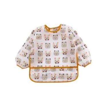 Imagem de Babadores Impermeáveis Para Bebês E Crianças Com Mangas Longas, Aventa