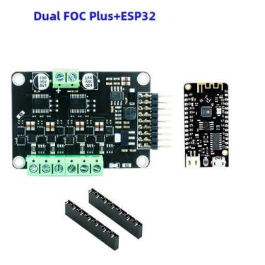 Imagem de Controlador De Motor Servo BLDC Dual FOC V3.2 Com Placa De Desenvolvim