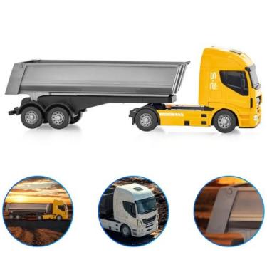 Imagem de Caminhão Caçamba Basculante Brinquedo Grande 41 Cm - Clicando E Compra