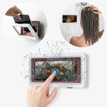 Imagem de Capa de Celular Telefone Suporte de Parede para Banheiro Varanda Prova d`agua