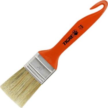 Imagem de Pincel Trincha Média 1.1/2", Cerda Branca, Tigre