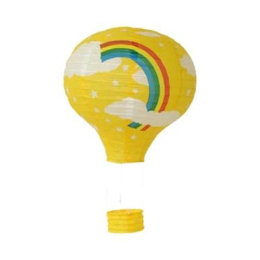 Imagem de Lanternas De Papel Em Forma De Balão De Ar Quente DIY De 12 Polegadas 