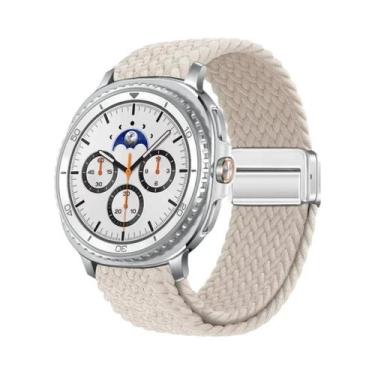 Imagem de Pulseira Magnética De Nylon Trançado Solo Loop De 40mm 44mm 46mm Para 