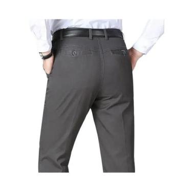 Imagem de Calças Cargo Masculinas De Algodão, Cáqui, Preto, Verão, Outono, Casua