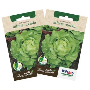 Imagem de 2X Sementes de Alface Aurélia (Manteiga) TOPSEED