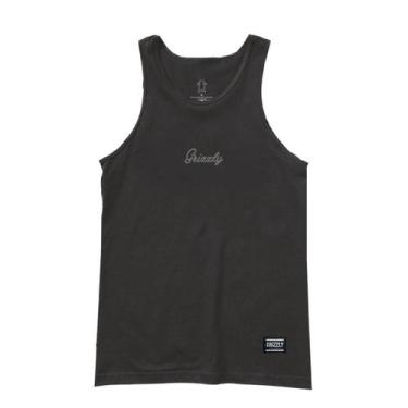 Imagem de Camiseta Grizzly Mini Script Tank -, Black, M