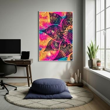 Imagem de Quadro Decorativo Mandala - 70x50cm